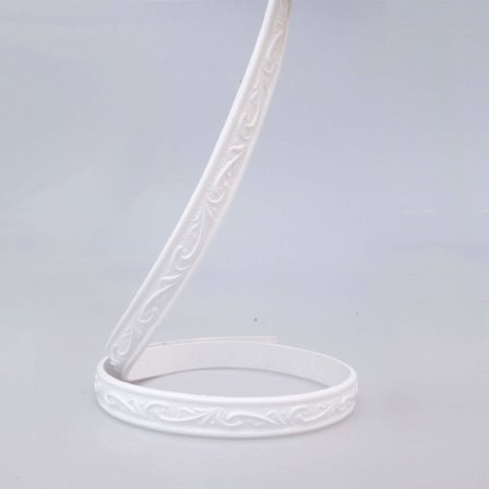 Tapetbård Väggbårder (500 cm), Vit