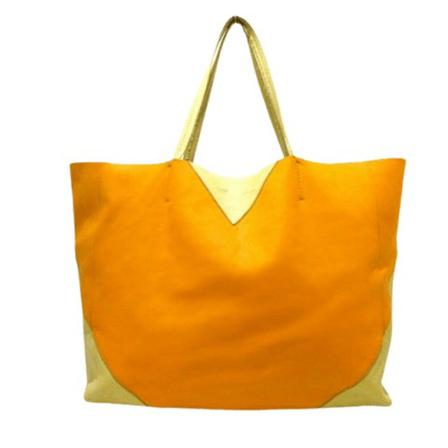 Celine Vintage, Pre-owned Leather Handbag Geel, Dames, Maat:ONE Size,leer