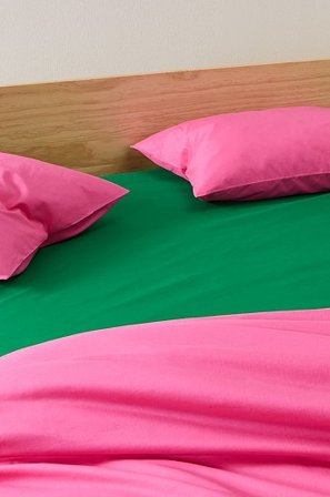 Jotex - Spannbettlaken Organisch Smaragdgrün - ZACK - Kaufe Spannbettlaken bei Jotex