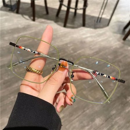 Anti-Blue Light Briller Oversized Briller GRØN GRØN