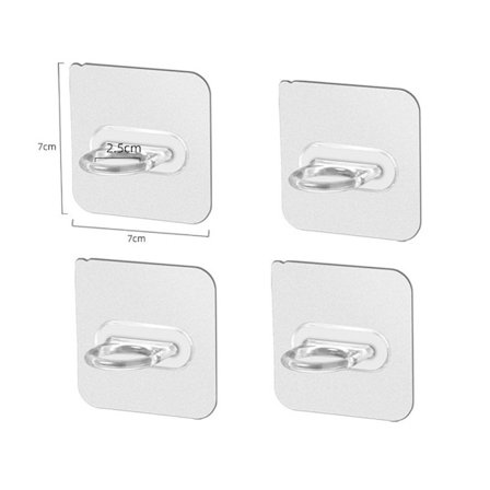 2kpl/4kpl pyöreä koukkurengas Tarrakoukut SULJETTU RIIPPURENKAUS