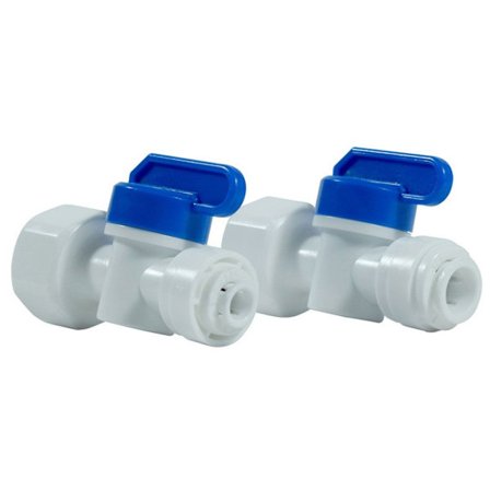 2kpl Venttiilit Kytkin vesisuodattimen liitosliittimiin
