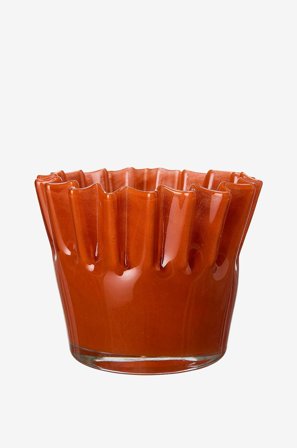 Wikholm Form - Kruka Edwina - Orange - Krukor & vaser - Från Homeroom
