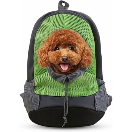 Hunde bæremeis ryggsekker liten valp bæremeis reise kjæledyr ryggsekker, 403527CM, grønn