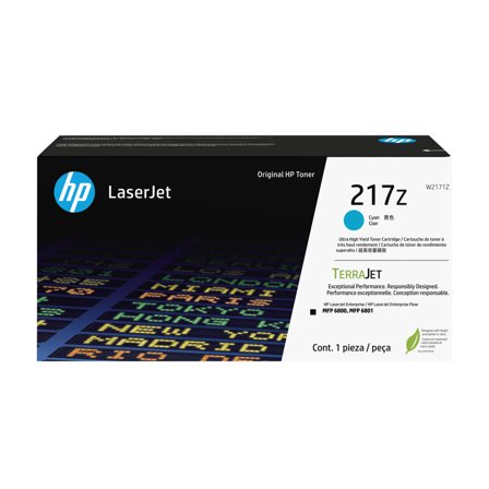 HP 217Z - Ultra High Yield - cyan - original - LaserJet - tonerpatron (W2171Z)
