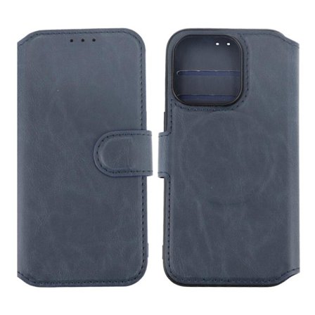 iPhone 15 Pro Plånboksfodral med Magsafe Rvelon - Blå