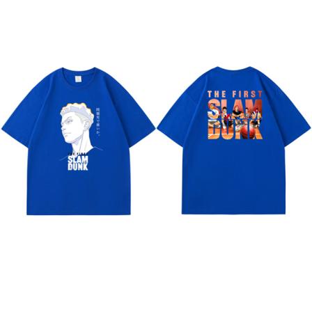 Tide Brand Dunking Master T-shirt för män F30 Blue-G5 L