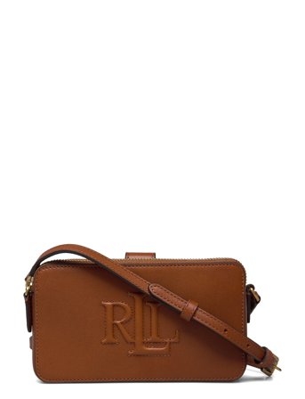 Lauren Ralph Lauren Leather Medium Witley Crossbody Wallet - Brown - ONE SIZE
