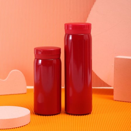 Vattenflaska i rostfritt stål Smal isolerad thermal vatten