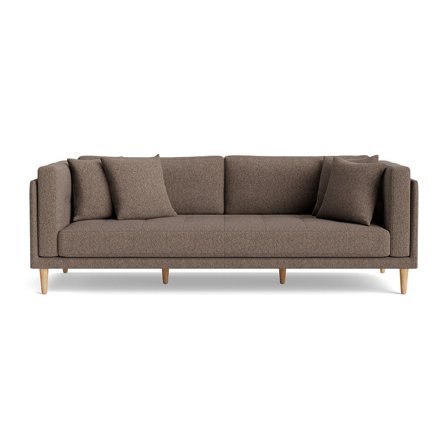 Cali 3 personers sofa - Hygge Brun - 220x92x76 - Sofa, 3 personers sofa