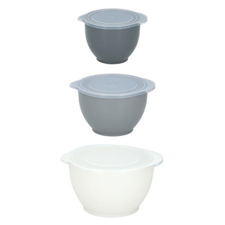 Alpina skåle med tud og låg 3-pak