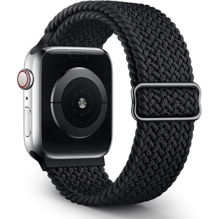 IC Flätad Single Loop-armband Kompatibelt med Apple Watch -band 38Mm 40Mm 42Mm 44Mm Stretch Sport Stretch Ersättningsrem