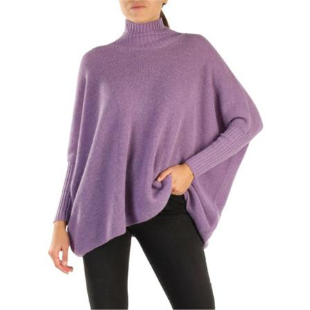 Manila Grace, Turtlenecks Paars, Dames, Maat:L