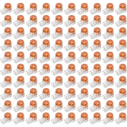 100 st Scotchlok Uy vattentät kontakt, hartsfyllda kabelkontakter anslutningsklämmor för trädgård och utomhus robotgräsklippare