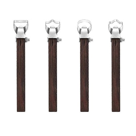 4 stk. verktøy for å lage keramikkhåndtak, skulpturskrape, keramikkutskjæringsverktøy, keramikktrimmeverktøy, leireverktøy for skulpturering