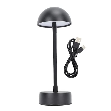 /EA/Trådløs bordlampe 3 farver Trinløs dæmpbar LED-sidebordslampe Genopladelig natlampe Touchsensorlampe Bøjelig natbordslampe
