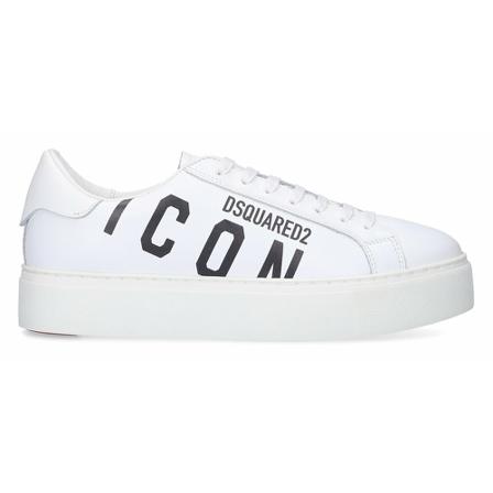 Dsquared2, NEW Tennis low sneakers Wit, Dames, Maat:36 EU