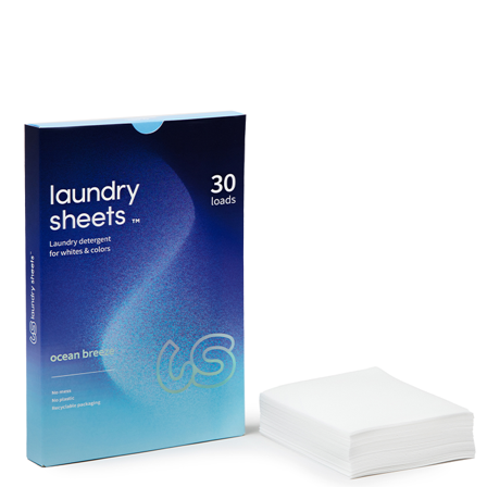 Laundry Sheets Vaskemiddelark Ocean Breeze 30-Pack