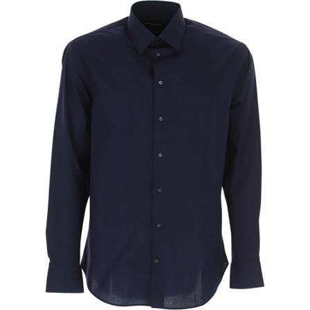 Emporio Armani, Shirt Blauw, Heren, Maat:XL