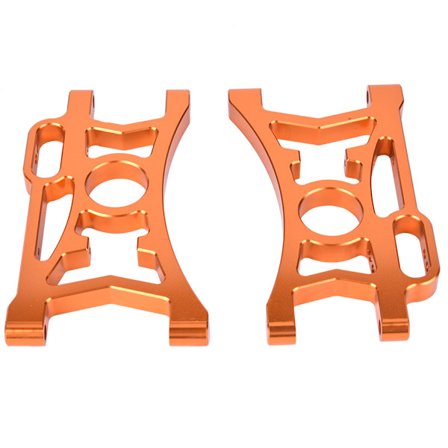 Holdbar Aluminiumslegering Bagerste Øvre Arm til RC 1/5 HPI Racing Bil Baja RC Køretøj Orange