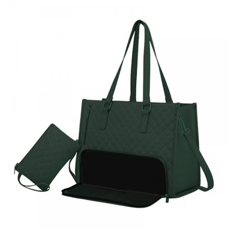(Grön) Dam Lunchväska Lunchlåda Väska Dator Axelväska Handväska kompatibel med Casual Office-Good