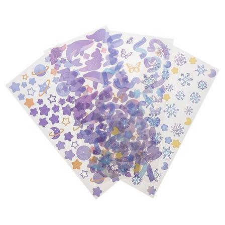 10X21CM dekorative klistremerker 4 ark Kreativ albumdekorasjon S