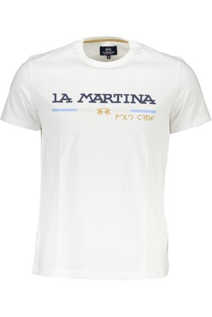 La Martina T-shirt Maniche Corte Uomo Bianco
