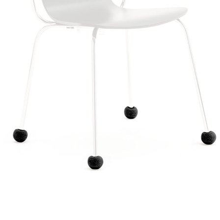 Filzgleiter für Ø 20-27 mm, schwarz