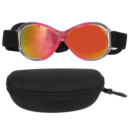 Pet Briller Hund Solbriller Vindtett Hund Goggles Øyebeskyttelse med Justerbar RemRosa