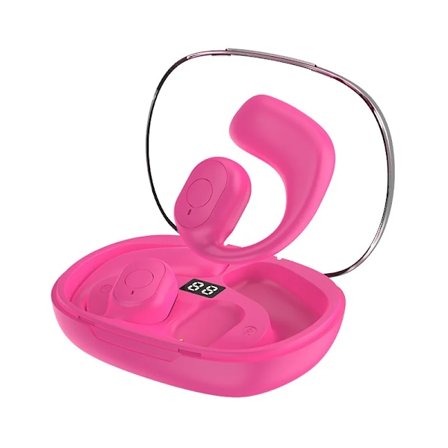 True Wireless Bluetooth Hörlurar OWS Benledning Bluetooth Headset Röd