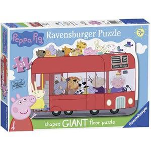 Ravensburger Peppa Pig Bus Giant Puzzle 4 - 5 years - Puzzles - 4 - 5 years - Blue - Kids Puzzles