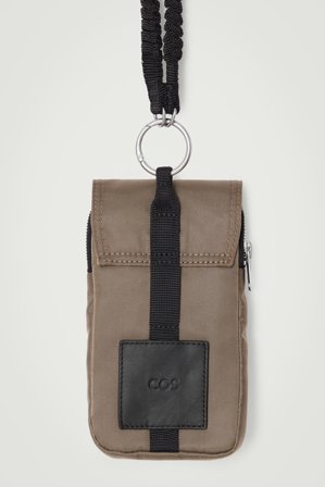 COS Men's Utility Phone Pouch - Nylon Bag in Green