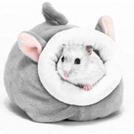 Myk hamsterhus seng, bomullsrede og pute, lite kjæledyr habitat W