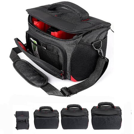 Iskunkestävä ulkokamerakassi Canon-kameralle, yhden olkapään vinon säilytyslaukku