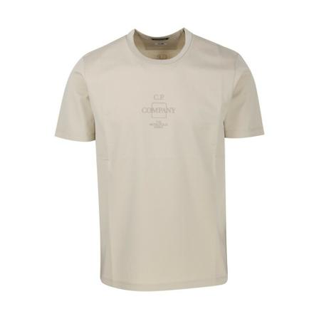 C.p. Company, Polo Shirts Beige, Heren, Maat:L