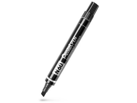 Pentel Märkpenna perm. N60 sned svart - Lyreco - Kontorsmaterial - Pennor - Märkpennor - Skuren spets