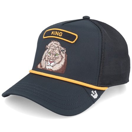 Goorin Bros. - Schwarz trucker Cap - Gb2 Lion The Rocker Relaxed Black A-Frame Trucker @ Hatstore