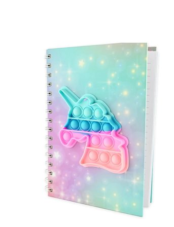 Robetoy | Notebook Spiral Pop It Unicorn A5 | ONE SIZE