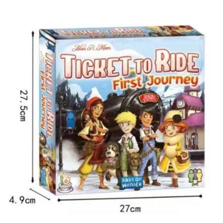 Engelsk och amerikansk version av hela serien Ticket To Ride Europe brädspelskort