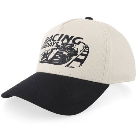 Gearshift - Beige adjustable Keps - Racing Sundays Blank Stone/Black A-frame Adjustable @ Hatstore