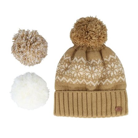 Cabaïa - Beige pom Beanie - Beanie Spritz Beige Pol Pom @ Hatstore