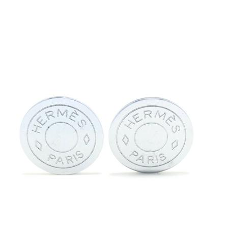 Hermès Vintage Earrings Grå, Dame Vintage Smykker, Størrelse: ONE Size