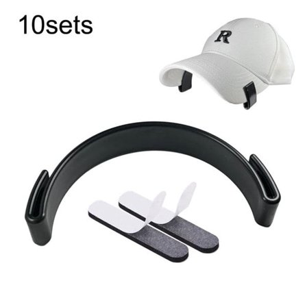 Skärmböjare för keps 10-pack - Svart