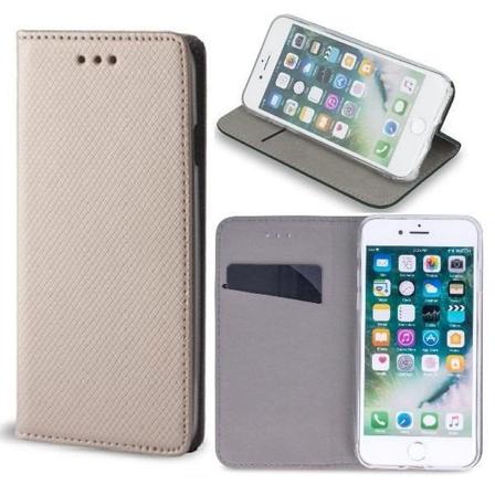 Samsung Galaxy S23 FE - Smart Magnet Mobilplånbok - Guld Guld