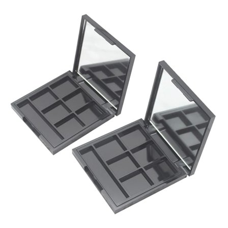 Ögonskuggspalett i plast, pressat puder, organiserare med bricka, tom magnetisk palett, kosmetikaväska, organiseringsbehållare