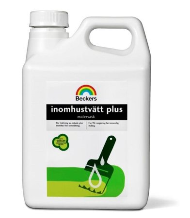 Beckers Plus Inomhustvätt plus, 1 l, Färg & tapeter