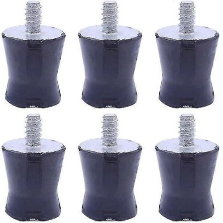 6 stk. fremre bufferfeste for Husqvarna 181 281 288 3120 motorsag 501 81 47-02