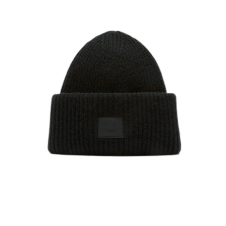 Svart ribbad mössa från Acne Studios