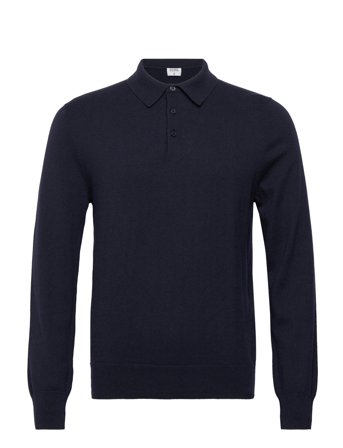 Filippa K Knitted Polo Shirt - Navy - S