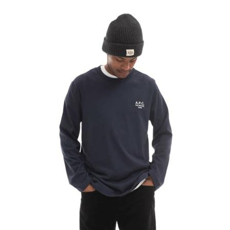 A.p.c. Blouses blå, Herr, Herr, Storlek: XL